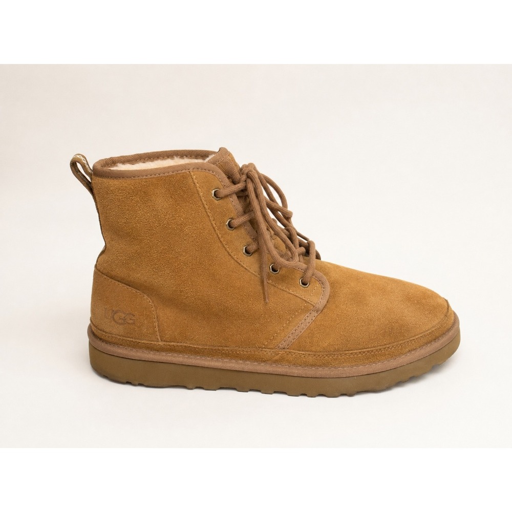 UGG Neumel High Men's 11 Chestnut Suede Shearling Lace Up Chukka Boots 1130711